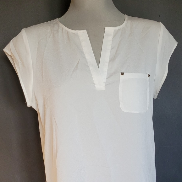 Sheer White Ivanka Trump Tee - Picture 1 of 3